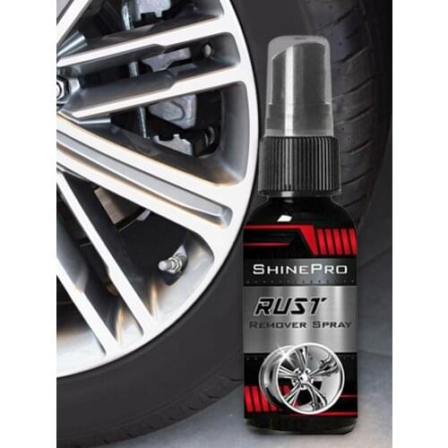 50/100ml Car Rust Remover Spray Metal Surface Chrome Paint Car Maintenance Iron Powder Cleaning Rust Remover Multi-functional