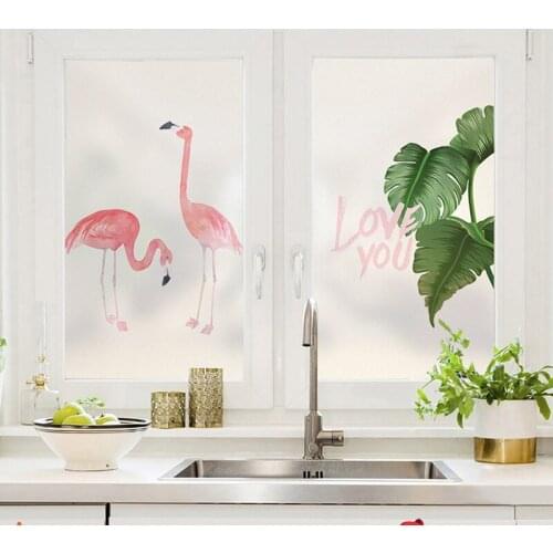 Blackout window sticker light translucent bathroom bathroom door and window stickers no glue electrostatic glass film frosted