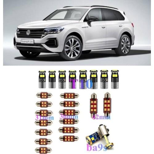 Interior LED Lights Replacement for vw EOS FOX JETTA TOUAREG TRANSPORTER arteon atlas eurovan gti rabbit Accessories Kit WHITE