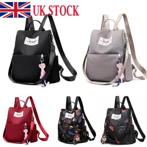 Women Anti-theft Backpack Travel Waterproof Oxford Cloth Backpack Rucksack Shoulder Bags