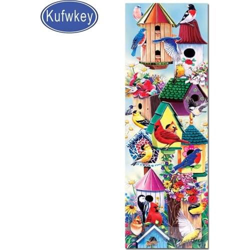 Corridor Diamond Painting Colorful birds Sweet Home Cross Stitch embroidery mosaic Full square round diy Large Vertical Decor