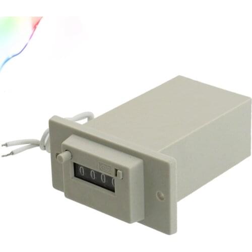 CSK4-CKW DC 24V AC 110V AC 220V 4 Digits 2 Wire Lockable Electronmagnetic Counter