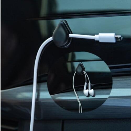 Household Hook Simple Invisible Water Drop-shaped Small Hook Creative Car Daily Use Holder Paste Car Interior Products