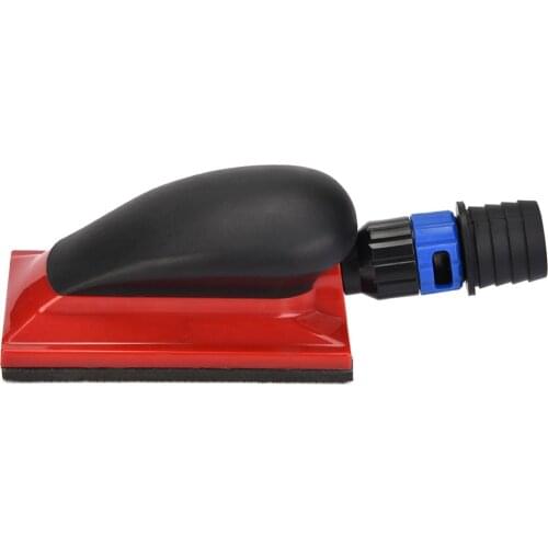 Sponge Block Hand Dust Extraction Sanding Grinding Sponge Block Dust Free 125x70mm Abrasive Tool Red Polishing Tool