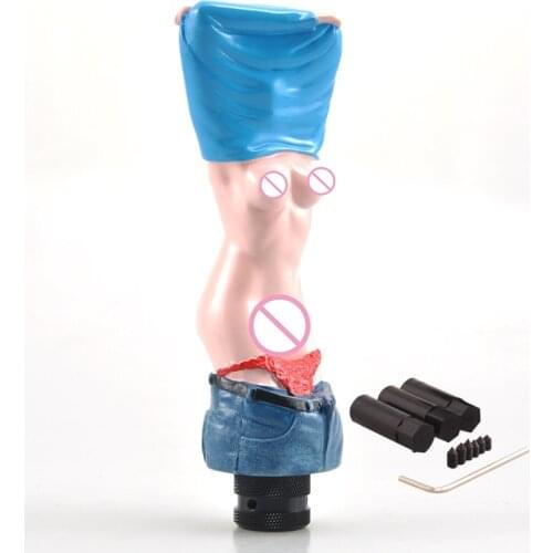 Custom Car Manual Stick Gear Shift Knob Lever Shifter Sexy Lady Transmission Shift Knob Lever Shifter Manual Car Custom