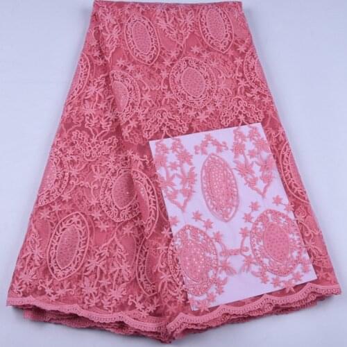 Hot Selling African Tulle Lace Fabric High Quality Nigerian Lace Fabric For African Sequins Lace Fabric For Women Wedding A1636