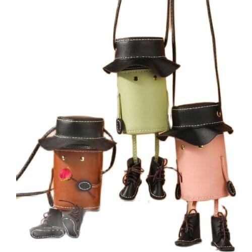 DIY Leather Craft Mini Spice Bag Princess Bag Sewing Pattern PU Template Backpack Making Mold Leather Craft Material Pack