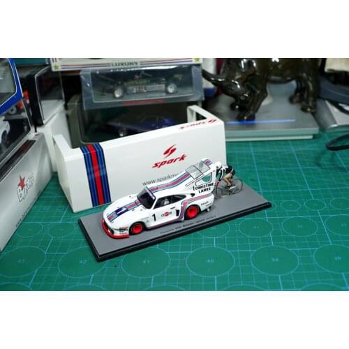SPARK Model 1/43 Porsc 935 Bicycle Speed Record Diecast Model Car Toy With Original Box Collection Gift