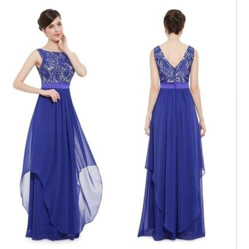 Fashionable Chiffon Evening Dress 2019 Vestido de Noiva Lace Decoration Prom Dresses Many Colors Available Formal Party Dress