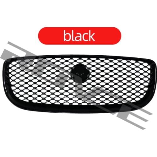 Front Grille Upper Mesh Grill For Jaguar XJ 2010 2011 2012 2013 2014 2015 Chrome Automobile Car Parts Accessories