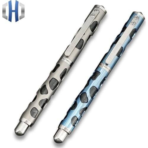 Titanium Alloy Tactical Pen Defense Pen Self-defense Tool Outdoor Survival Portable Writing Pen Multifunction