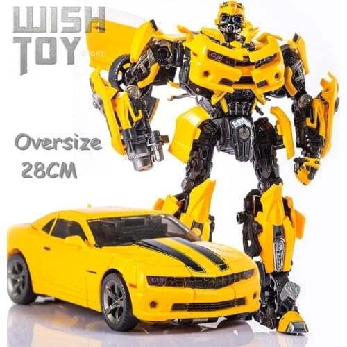 WJ Transformation MasterPiece MPM03 MPM-03 Yellow Bee Movie Series Alloy Part With Big War Hammer KO Action Figure Robot Toys
