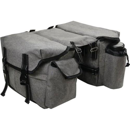 Bicycle Carrier Bag Rear Rack Luggage High Capacity 25L Cycling Double Side Tail Seat Pannier Pack Bicycle Shelf Pack