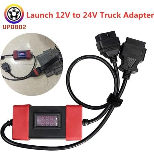 12V to 24V Heavy Duty Diesel Truck Adapter For Launch X431 Easydiag 2.0 / 3.0 Golo Carcare 3 OBD Auto Truck Diagnostic Scanner