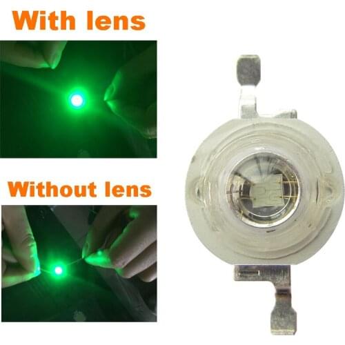 Lot 5 10 20 50 100pcs High Power 3w LED Diodes Green 520nm~530nm LED Lamp Chip Light Lamp With / Without 20mm / 16mm PCB Board