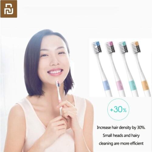 Youpin Doctor Deep Cleaning Toothbrush Tooth Bass Method Sandwish-Bedded Better Brush Wire 4 Colors Without Travel Box Wholesale