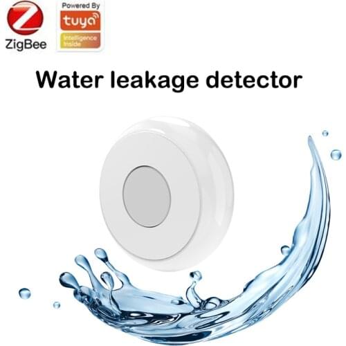 NEW 4 pcs tuya ZigBee Water sensor Leak Detector Flood Water leakage Alarm smart life APP tygwz-01 hub need work with pipe robot