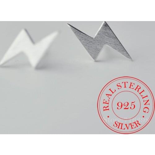 100% 925 Sterling Silver Stud Earrings For Women Creative Lady Fashion Wedding Party Jewelry pendientes