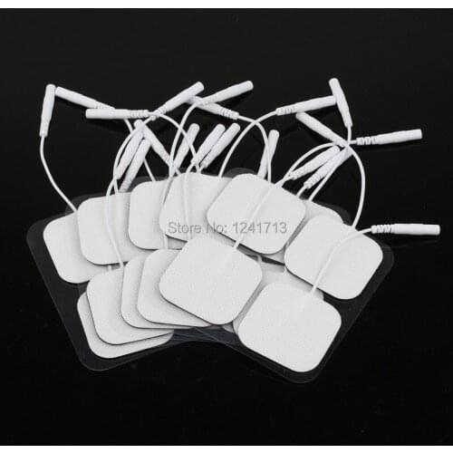 100pcs tens Transcutaneous massager Electrical Nerve Stimulation electrodes pads 5*5cm hight quality electroestimulador reusable