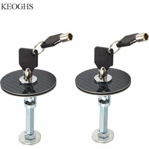 Hood lock hood pins quick latch modified engine bonnet pin locks racing car high end key lock clip 2pcs