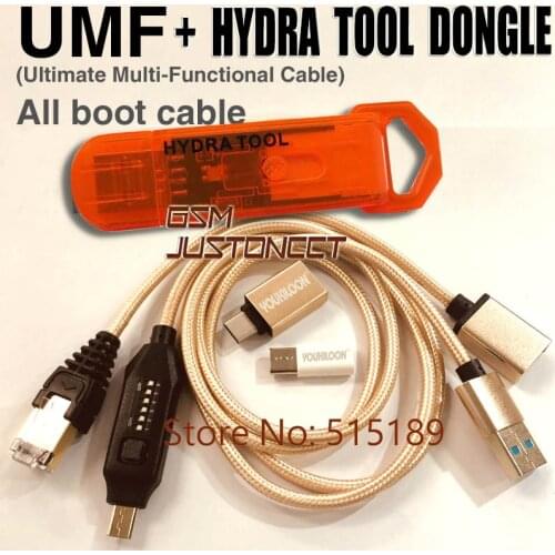2021 Newest Original Hydra USB Dongle is the key for all HYDRA Tool softwares +UMF ALL Boot cable set (EASY SWITCHING)