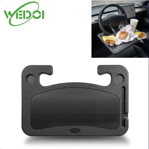 Car Accessories for Tesla Model 3 Y dining/Laptop Steering Wheel Desk Black High Quality Universal Multifunction Interior Series
