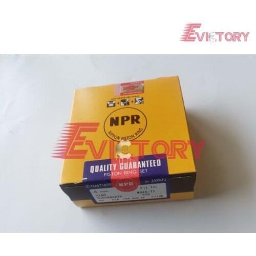 For HINO W04D W04DT W04D-T overhaul kit connecting rod piston ring gasket bearing valve