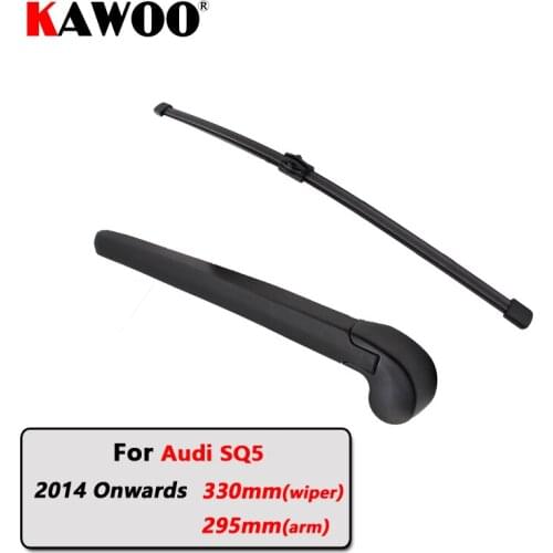 KAWOO Car Rear Wiper Blades Back Window Wipers Arm For AUDI SQ5 Hatchback (2014 Onwards) 330mm Auto Windscreen Blade Accessories