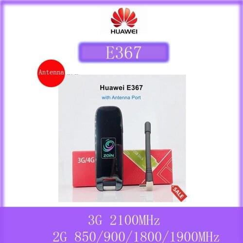 Free shipping Huawei E367 with antenna Dongle Mobile Broadband HSPA+ 4G USB Modem 28.8Mbps For Windows7 OS