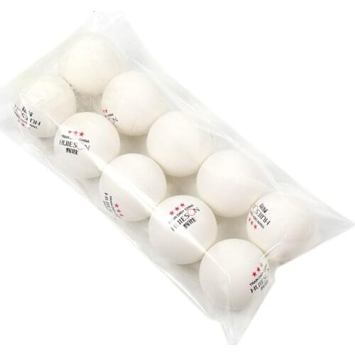 HUIESON 10Pcs/Bag 3 Star Professional Table Tennis Ball 40mm 2.9G Ping Pong Balls for Table Tennis Training