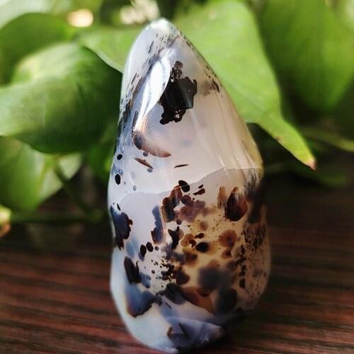 Natural water grass ice cream flame home decoration stone chakra healing crystals