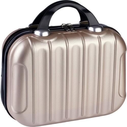 Portable Travel Bag Waterproof Cosmetic Case Storage Travel Make Up Mini Travel Suitcase Elastic Straps Case Organizer