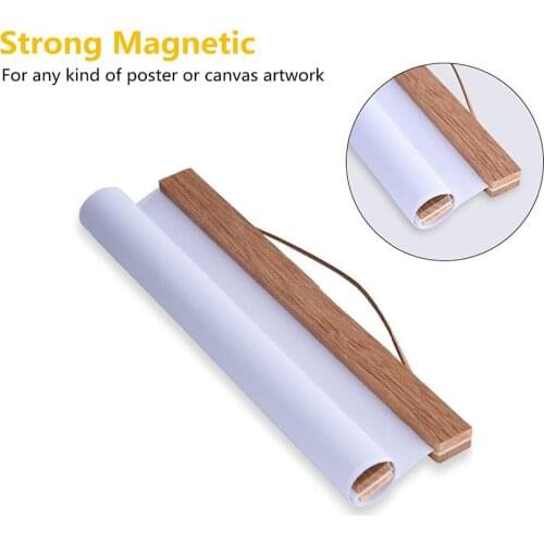 21-50cm Diamond Painting Frame Magnetic Wooden Hanger Wood Photo Frame Painting Canvas Poster Frame Canvas Frame Art Christmas