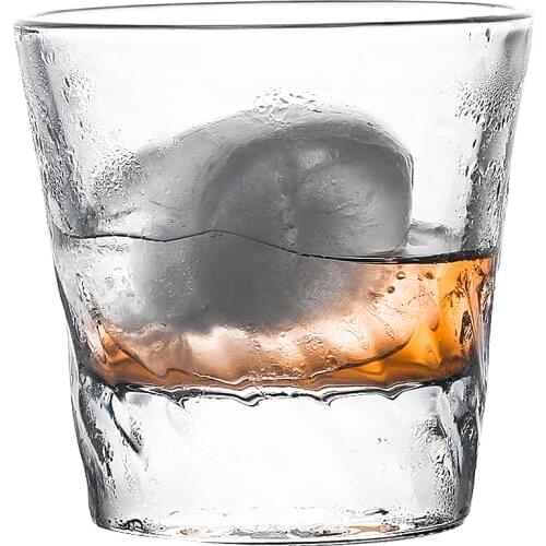 Heavy Base Fashion Whiskey Glasses, Scotch Whisky, Bourbon, Cocktails, RUM, Durable Whiskey