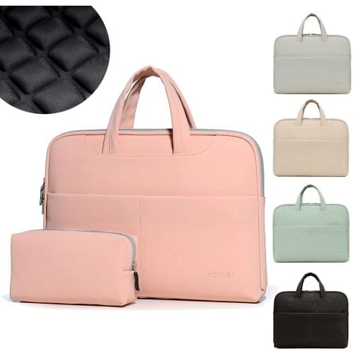 13 13.3 14 15 15.4 15.6 Inch Waterproof PU Laptop Notebook Tablet Bags Case Briefcase Handbag Messenger Shoulder for Women Men