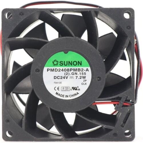 SUNON PMD2408PMB2-A DC24V 7.2W 8cm 8038 inverter cooling fan
