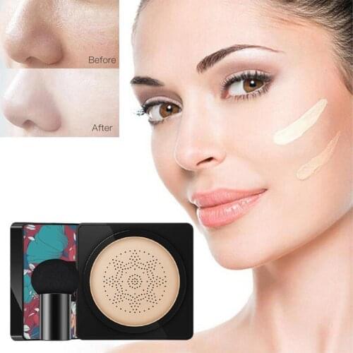 Mushroom Head Air Cushion Moisturizing Liquid Foundation BB Cream & Concealer Cream Whitening CC Base Face Cosmetic Makeup V3Q3
