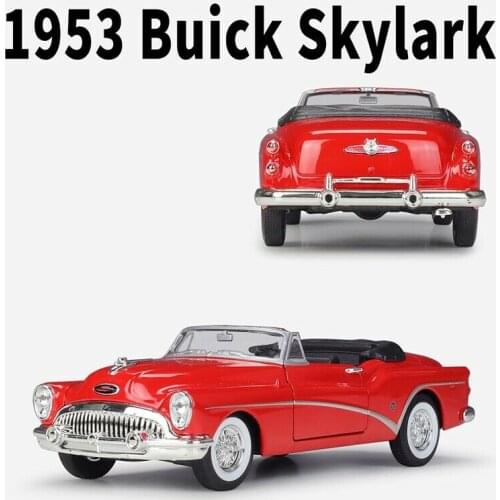 Welly 1:24 Scale For 1953 Buick Skylark Diecast Alloy Static Car Model Mens Toys Gift