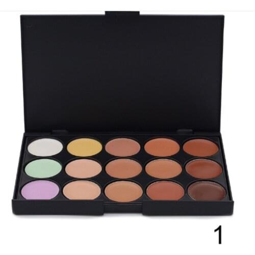 15 Color Camouflage Facial Concealer Palettes Neutral Contour Cream Makeup set Cosmetic 200pcs