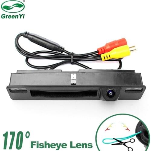 170 Degree Night Vision Waterproof Fisheye Lens Vehicle Rear View Trunk Hand Switch Camera For Ford Focus 2015 2016 2017