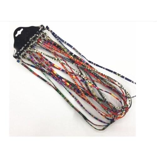 240pcs/lot Retro sunglasses cotton neck string cord retainer strap eyewear lanyard holder silicone loop 68cm Long 5mm for sports