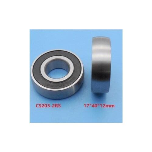 50pcs/lot CS203 2RS RS CS203-2RS 17x40x12mm pulley spherical bearings arc track pulley bearing 17*40*12mm