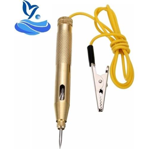 6V 12V 24V Car Circuit Tester Pen Auto Circuit Voltate Test Tool Probe DC 6V-24V Automobiles Motorcycles Trucks Boats Work
