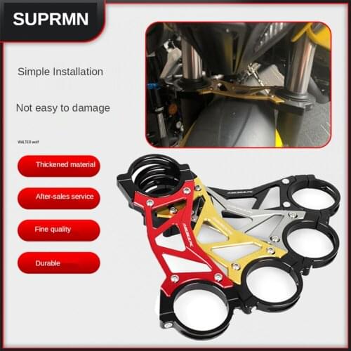 Suitable for Honda CB400X CB400F motorcycle modified front fork handcuffs CNC front shock absorber balance code accessories