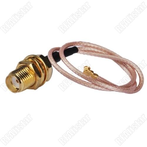 SMA Female Jack Bulkhead to IPX/U.FL RG178 IPEX Pigtail Coaxial Cable Antenna Adapter Mini-PCI Card WIFI Wireless 10cm/15cm/30cm