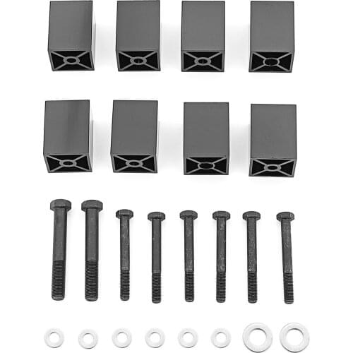 Car Accessories For Jeep Wrangler TJ 1997-2006 Lift / Raise Seat 2 Inch CNC Machined T6 Billet Aluminum Black Anodized