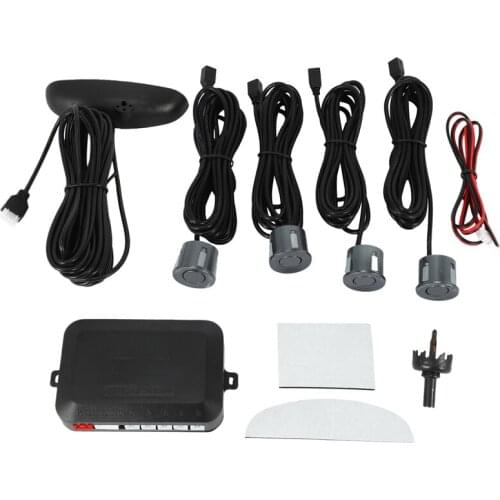 Car Auto Parktronic Led Parking Sensor With 4 Sensors Reverse Backup Car Parking Radar Monitor Detector System Display