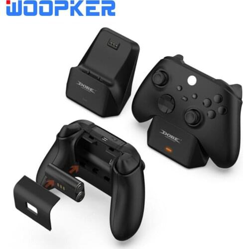 For Xbox One X / S Charger Wireless Controller Charging Dock Overcharge Protection with Rechargeable Battery Pack