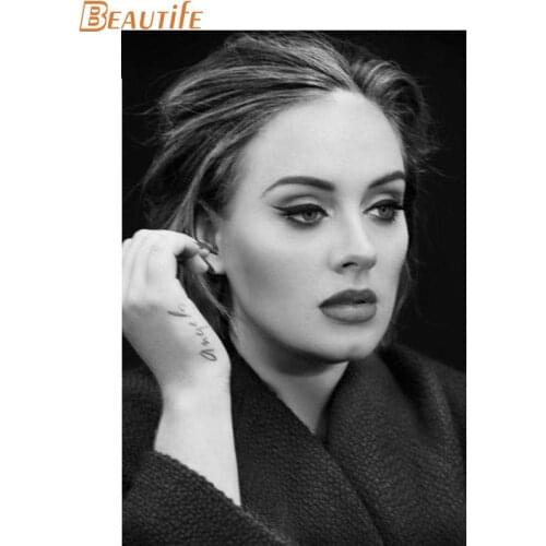 Hot Sale Custom Adele Poster Home Decoration Fashion Silk Fabric Wall Poster Custom Poster