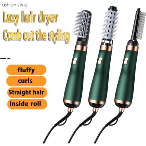 Hot Air Comb Straight Hair Comb and Curling Stick Three-in-one Hot Air Comb Anion Hair Dryer Constant Temperature Hair Dryer